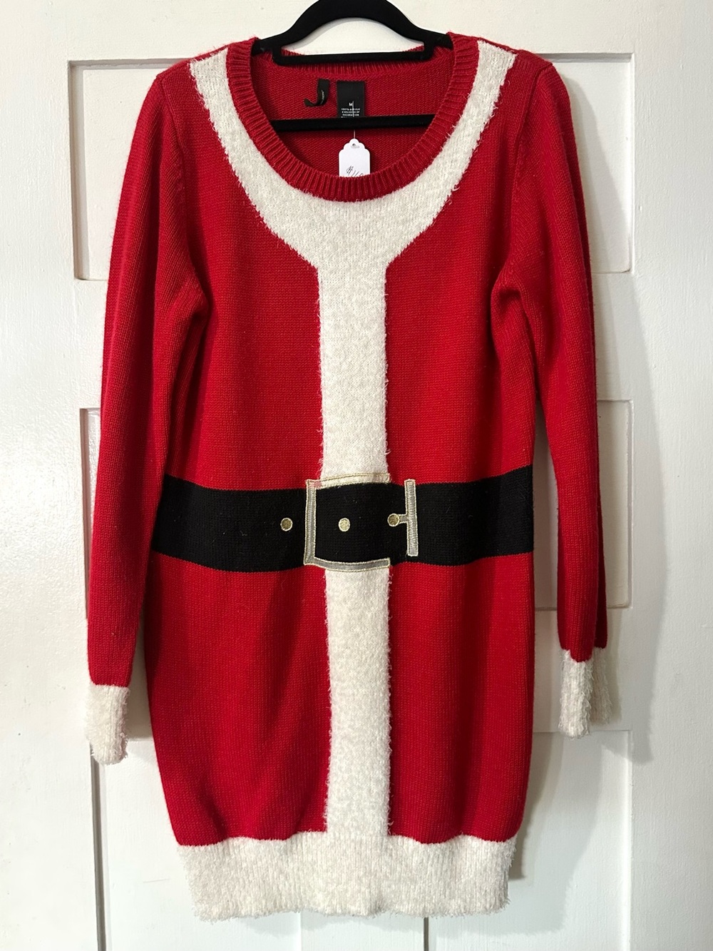 Mrs. Claus Christmas Sweater Dress